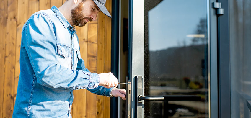 Frameless Glass Storefront Door Locks Replacement in West Athens, CA